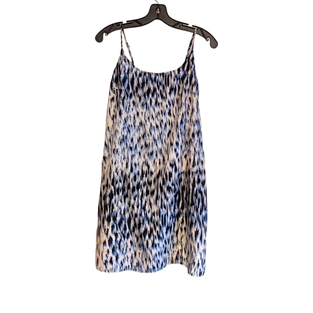 Patterned Thin Strap Dress - image 1